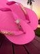 Havaianas Top Rosa Flux + Escrita Dourada + Coco + Coqueiro