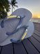 Havaianas Top Marinho + Escrita Dourada + Borboleta Branca 
