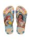 Havaianas Infantil Slim Princess Bege Palha