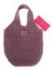 Bolsa Brizza Arezzo Croche Dark Rose