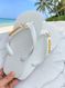 Havaianas Top Branca + Escrita Dourada + Estrela do Mar