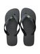 Havaianas Top Preto + Bandeira Brasil 