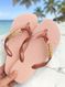 Havaianas Top Rosa Ballet + Escrita Dourada + Cereja 