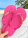 Havaianas Top Rosa Flux + Escrita Dourada + Cereja 