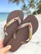 Havaianas Top Café + Escrita Dourada + Cereja 