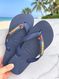 Havaianas Top Marinho + Escrita Dourada + Cereja 