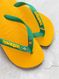 Havaianas Top Copa Brasil Personalizada Amarela/Verde
