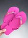 Havaianas Top Rosa Flux + Escrita Dourada + Bandeira Brasil