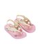 Chinelo Ipanema Bebê Sporty Rosa/Bege/Amarelo