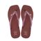 Chinelo Ipanema Boca Rosa Marrom/Rosa
