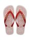 Havaianas Top Bordado Flor Vermelho Hibisco