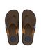 Chinelo Cartago Alabama Marrom/Bege