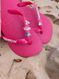 Havaianas Top Vermelho + Escrita Dourada + 3 Meninas Super Poderosas +  Coração Strass