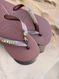 Havaianas Top Ferrugem + Escrita Dourada + Concha e Estrela Peroladas