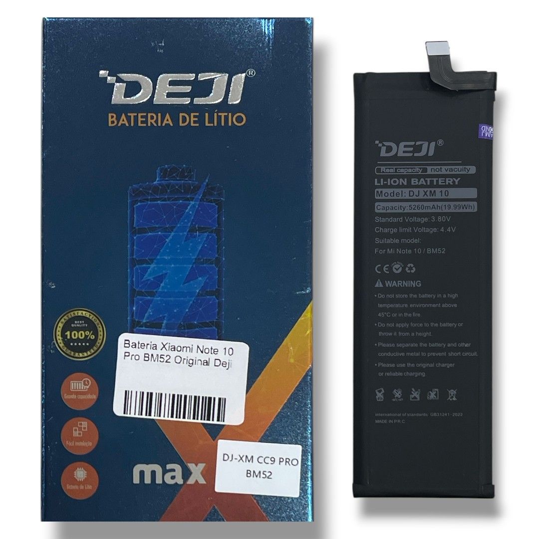 BATERIA XIAOMI MI NOTE 10/10 PRO/10 LITE BM52 - ZHICOOL