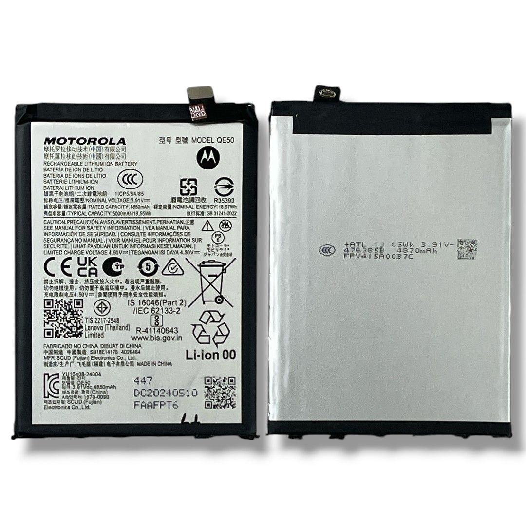 BATERIA MOTO G85 QE50 - IMPORTADA — imagem 1