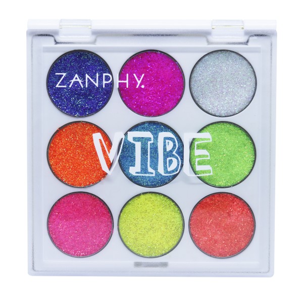 Foto do produto Paleta de Glitter Neon Vibe - Zanphy