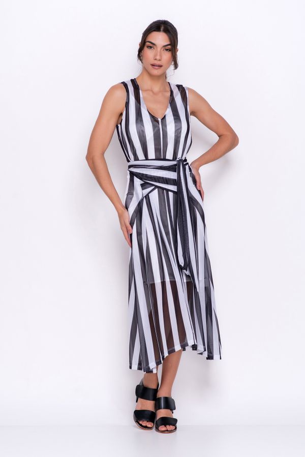 VESTIDO LISTRADO