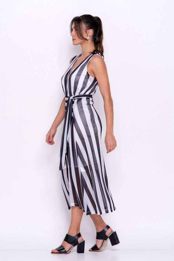 VESTIDO LISTRADO