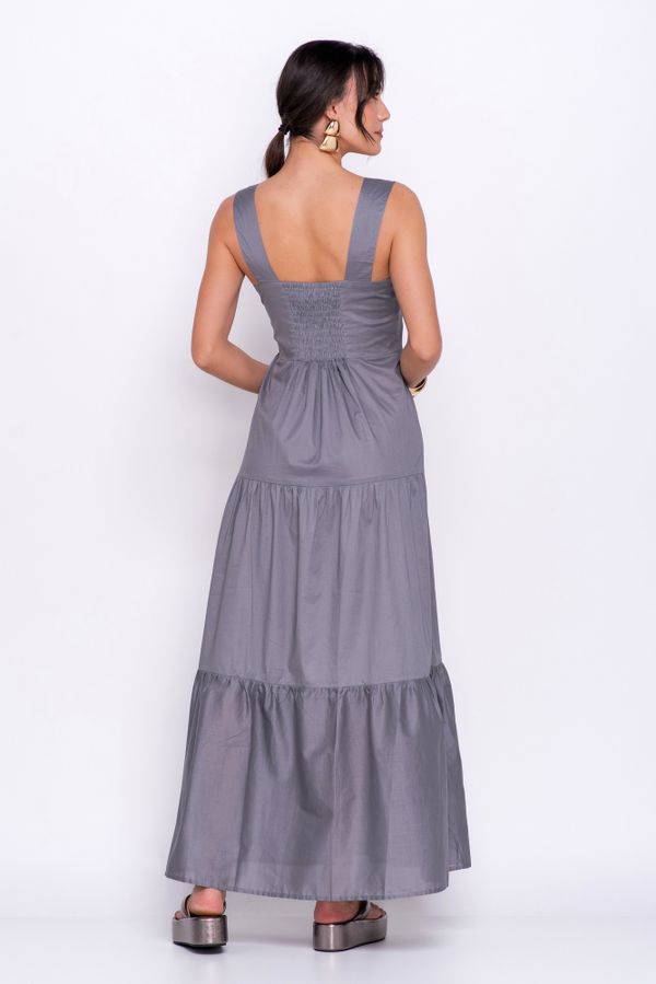 VESTIDO LETICIA ASFALTO
