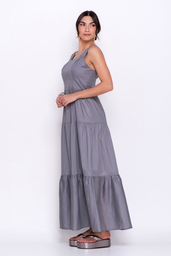 VESTIDO LETICIA ASFALTO