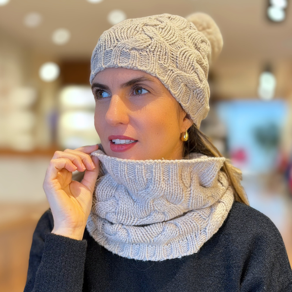 Foto do produto Cachecol de Lã para frio infinity Echo Lucy Feminino