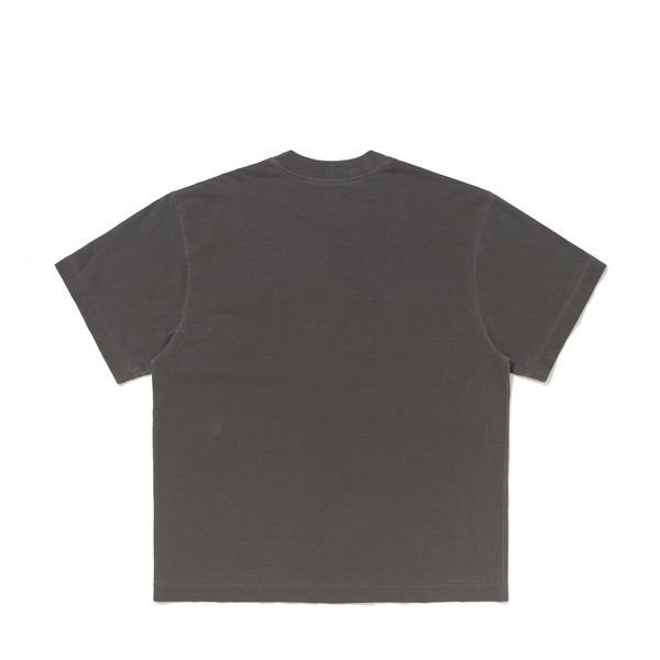 Camiseta Boxy Oversized Basic Cinza Estonado