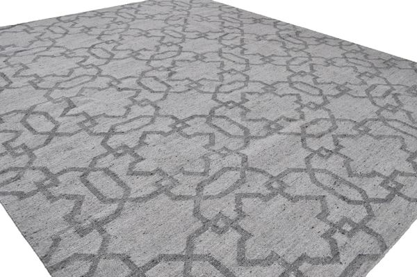 Foto do produto Kilim Geometric Grid Grey (2305)
