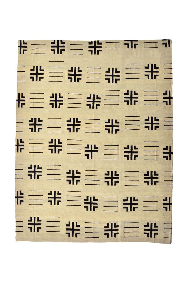 Foto do produto Kilim Stih Preto E Bege