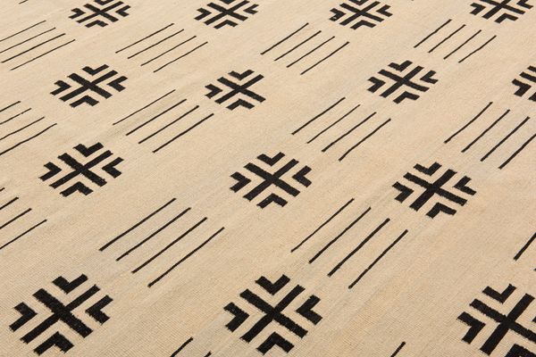 Foto do produto Kilim Stih Preto E Bege