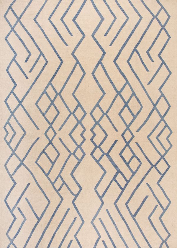 Foto do produto Kilim Yan Yvory & Blue