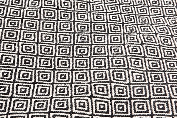 Foto do produto Kilim New Diamond Preto E Bege