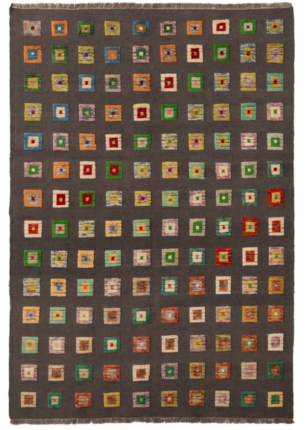 Foto do produto Kilim Happy Grey & Multicolor