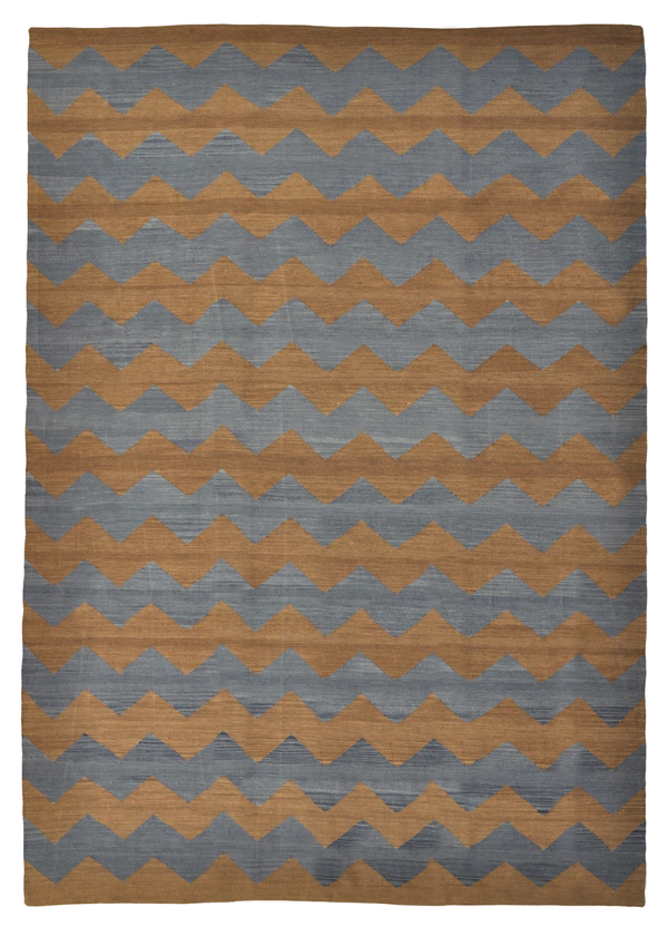Foto do produto KILIM BIG CHEV MARROM E CINZA