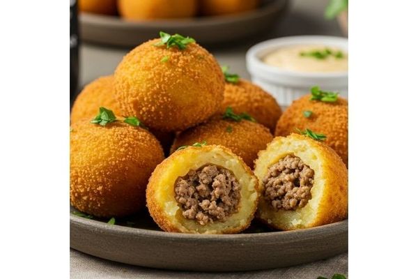 Foto do produto Bolinho de Batata com Carne (500g – 4 unidades)