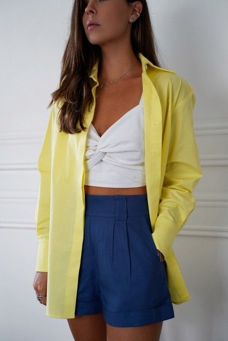 Foto do produto Camisa New Classique Yellow