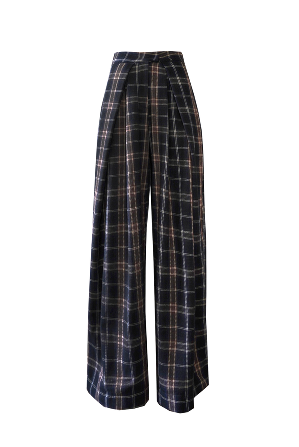 Foto do produto Calça Tartan Wide Leg