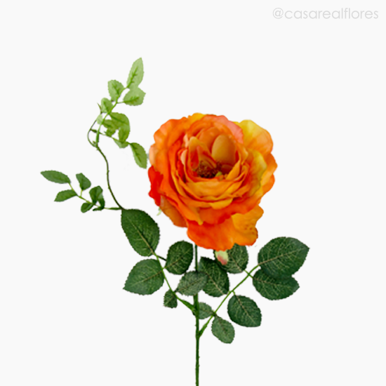 Foto do produto Rosa Alice Pick Artificial - Laranja (9805)