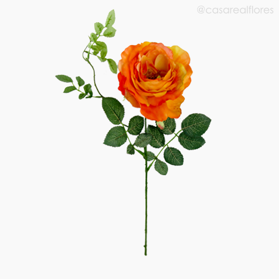 Foto do produto Rosa Alice Pick Artificial - Laranja (9805)