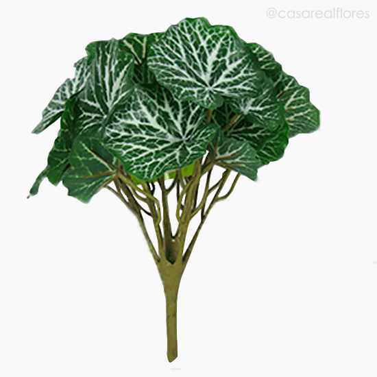 Foto do produto Buquê Folha Saxifrage Artificial - Verde (11422)