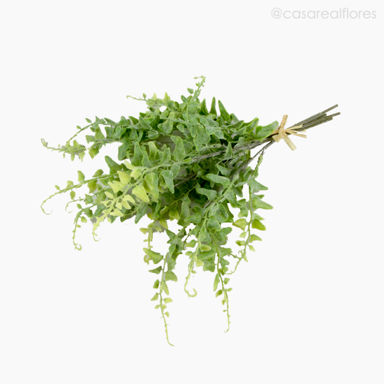 Foto do produto Buquê Samambaia Com Raffia Artificial - Verde (11125)