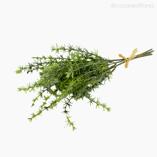 Foto do produto Buquê Alecrim Com Raffia Artificial - Verde Claro (11123)