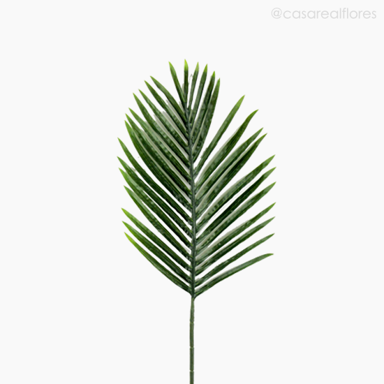 Foto do produto Galho Folha Acrea Palmeira M Artificial - Verde Escuro (11145)