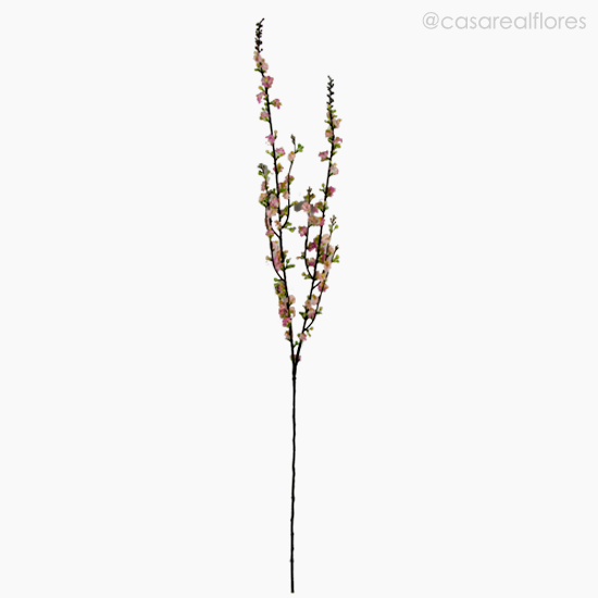 Foto do produto Galho Mini Flor Pessegueira Artificial - Rosa (12773)