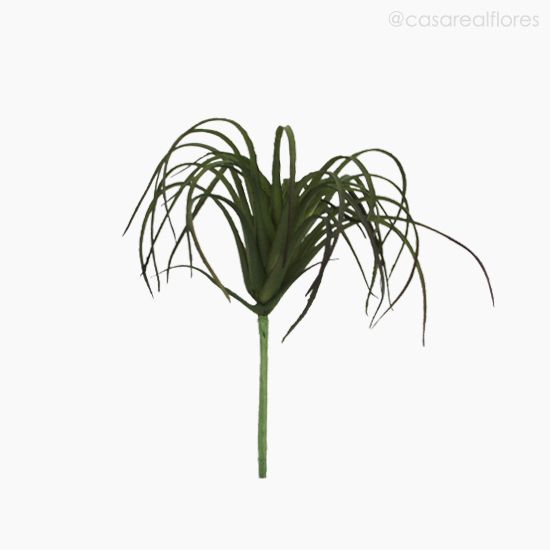 Foto do produto Suculento Tillandsia Pick Artificial - Verde Escuro (9920)
