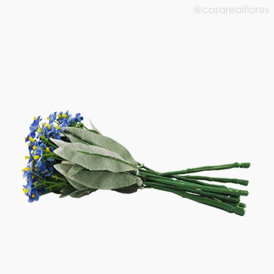 Foto do produto Buquê Sweet William Artificial - Azul Escuro (7895)