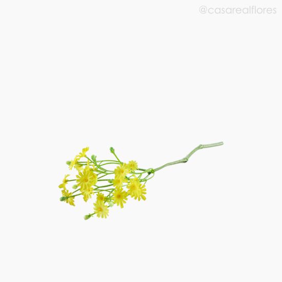 Foto do produto Mini Galho Bellis Pick Artificial - Amarelo (10828)