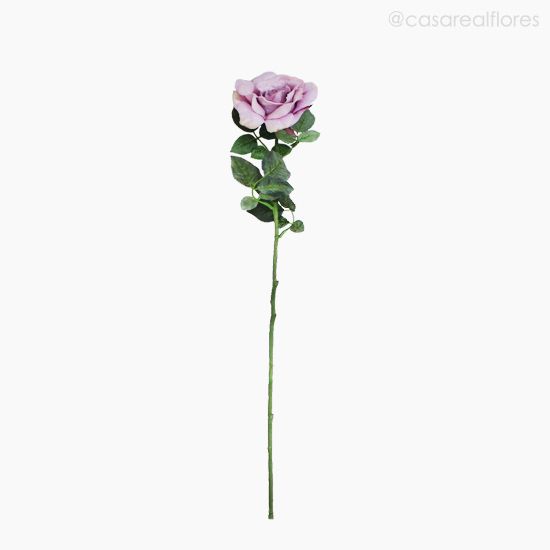 Foto do produto Galho Rosa Colin Artificial - Lilás (9634)