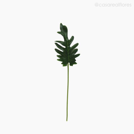 Foto do produto Mini Folha Philodendron Artificial - Verde (7398)