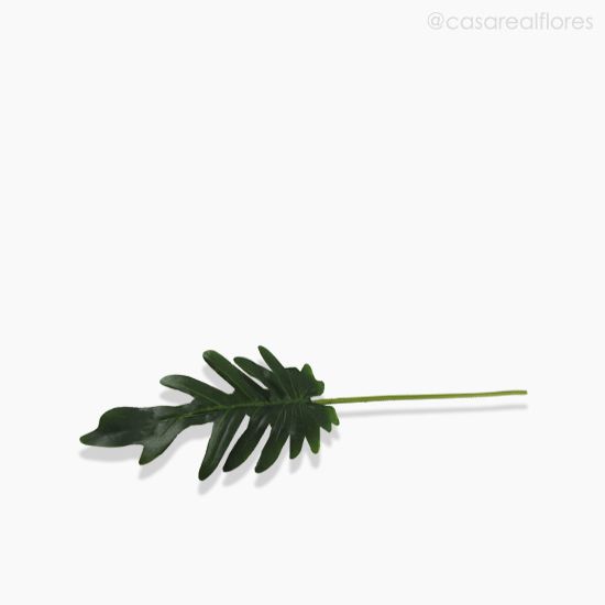 Foto do produto Mini Folha Philodendron Artificial - Verde (7398)